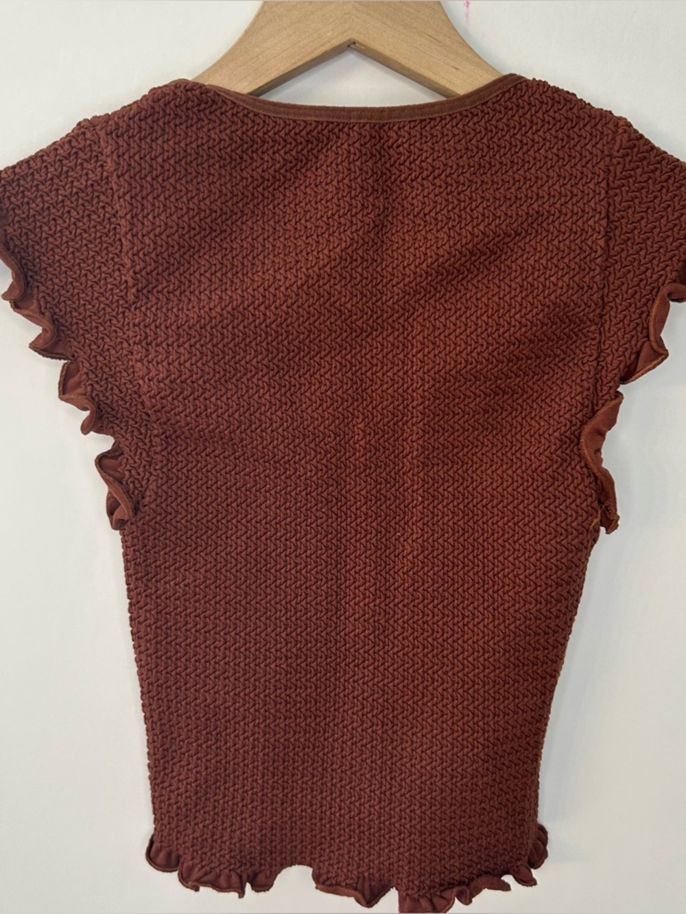 Out From Under for Urban Outfitters Women’s Ida Seamless Top in Chocolate, M/L - Picture 7 of 8